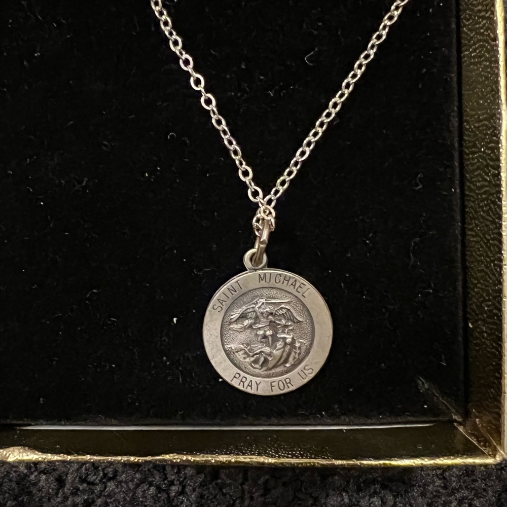 Saint Michael Pendant with Chain